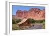 USA, Utah, Capitol Reef National Park, Historical Place Fruita, Barn-Catharina Lux-Framed Photographic Print