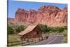 USA, Utah, Capitol Reef National Park, Historical Place Fruita, Barn-Catharina Lux-Stretched Canvas