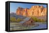 USA, Utah, Capitol Reef National Park, Old Barn-Jamie & Judy Wild-Framed Stretched Canvas