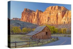 USA, Utah, Capitol Reef National Park, Old Barn-Jamie & Judy Wild-Stretched Canvas