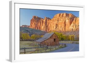 USA, Utah, Capitol Reef National Park, Old Barn-Jamie & Judy Wild-Framed Photographic Print