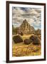 USA, Utah, Capitol Reef National Park. Pectols Pyramid in autumn.-Jaynes Gallery-Framed Photographic Print