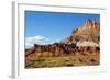 USA, Utah, Capitol Reef, Scenic Drive with Waterpocket Fold-Jamie & Judy Wild-Framed Photographic Print