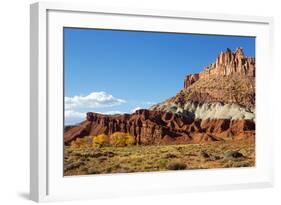 USA, Utah, Capitol Reef, Scenic Drive with Waterpocket Fold-Jamie & Judy Wild-Framed Photographic Print