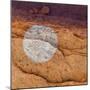 USA, Utah. Circular Bleaching Pattern in Sandstone-Jaynes Gallery-Mounted Photographic Print