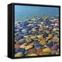 USA, Utah. Colorful Rocks in Lake Powell-Jaynes Gallery-Framed Stretched Canvas