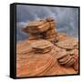 USA, Utah, Dixie National Forest. Sandstone Formation in Yant Flats-Jaynes Gallery-Framed Stretched Canvas