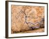 USA, Utah, Dixie Nf. Twisted Dead Branch and Sandstone Rock Wall-Jaynes Gallery-Framed Photographic Print