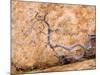 USA, Utah, Dixie Nf. Twisted Dead Branch and Sandstone Rock Wall-Jaynes Gallery-Mounted Photographic Print