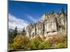 USA, Utah. Fall color with aspens along Logan Canyon.-Julie Eggers-Mounted Photographic Print