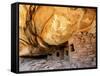 USA, Utah, Fallen Roof Ruin Cliff Dwelling-Mark Sykes-Framed Stretched Canvas