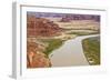 USA, Utah, Glen Canyon, Hite Overlook Colorado River. Lake Powell-Bernard Friel-Framed Photographic Print