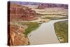 USA, Utah, Glen Canyon, Hite Overlook Colorado River. Lake Powell-Bernard Friel-Stretched Canvas