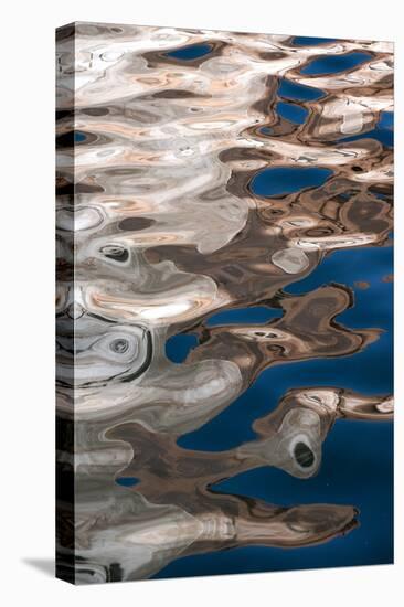 USA, Utah, Glen Canyon National Recreation Area. Abstract design of canyon wall and sky reflections-Judith Zimmerman-Stretched Canvas