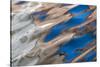 USA, Utah, Glen Canyon National Recreation Area. Abstract design of canyon wall and sky reflections-Judith Zimmerman-Stretched Canvas