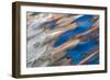 USA, Utah, Glen Canyon National Recreation Area. Abstract design of canyon wall and sky reflections-Judith Zimmerman-Framed Photographic Print