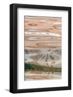 USA, Utah, Glen Canyon National Recreation Area. Abstract design of canyon wall reflections.-Judith Zimmerman-Framed Photographic Print