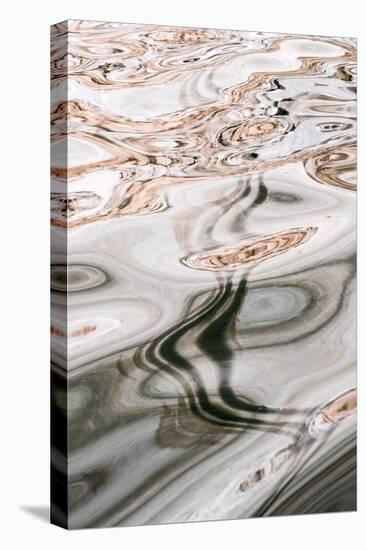 USA, Utah, Glen Canyon National Recreation Area. Abstract design of canyon wall reflections.-Judith Zimmerman-Stretched Canvas