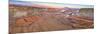 Usa, Utah, Glen Canyon National Recreation Area, Lake Powell, Gunsight Bay at Dusk from Romana Mesa-Alan Copson-Mounted Photographic Print