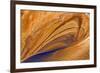 USA, Utah, Glen Canyon Nra. Abstract Cliff Reflection in Lake Powell-Jaynes Gallery-Framed Photographic Print