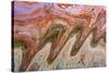 USA, Utah, Glen Canyon Nra. Abstract Cliff Reflection in Lake Powell-Jaynes Gallery-Stretched Canvas