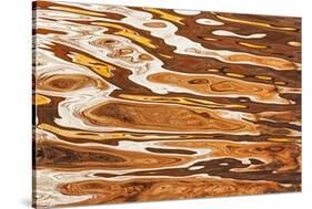 USA, Utah, Glen Canyon Nra. Abstract Cliff Reflection in Lake Powell-Jaynes Gallery-Stretched Canvas