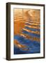 USA, Utah, Glen Canyon Nra. Abstract Cliff Reflection in Lake Powell-Jaynes Gallery-Framed Photographic Print