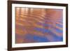 USA, Utah, Glen Canyon Nra. Abstract Cliff Reflection in Lake Powell-Jaynes Gallery-Framed Photographic Print