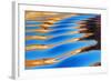 USA, Utah, Glen Canyon Nra. Abstract Cliff Reflection in Lake Powell-Jaynes Gallery-Framed Photographic Print