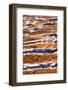 USA, Utah, Glen Canyon Nra. Abstract Cliff Reflection in Lake Powell-Jaynes Gallery-Framed Photographic Print