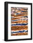 USA, Utah, Glen Canyon Nra. Abstract Cliff Reflection in Lake Powell-Jaynes Gallery-Framed Photographic Print