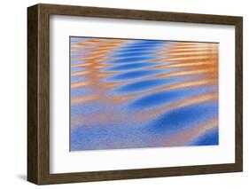 USA, Utah, Glen Canyon Nra. Abstract Cliff Reflection in Lake Powell-Jaynes Gallery-Framed Photographic Print