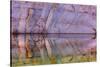 USA, Utah, Glen Canyon Nra. Abstract Reflection of Sandstone Wall-Jaynes Gallery-Stretched Canvas