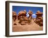 USA, Utah, Goblin Valley. Sculptures of Goblins in Goblin Valley-Petr Bednarik-Framed Premium Photographic Print