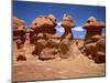 USA, Utah, Goblin Valley. Sculptures of Goblins in Goblin Valley-Petr Bednarik-Mounted Premium Photographic Print