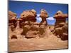 USA, Utah, Goblin Valley. Sculptures of Goblins in Goblin Valley-Petr Bednarik-Mounted Photographic Print