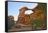 USA, Utah, Grand Staircase-Escalante, Devil's Garden, Metate Arch-Bernard Friel-Framed Stretched Canvas