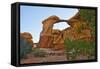 USA, Utah, Grand Staircase-Escalante, Devil's Garden, Metate Arch-Bernard Friel-Framed Stretched Canvas