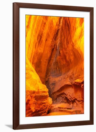 USA, Utah, Grand Staircase Escalante National Monument. Escalante River Basin rock formation.-Jaynes Gallery-Framed Photographic Print