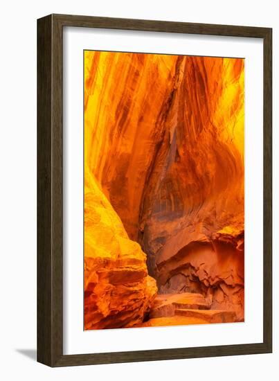 USA, Utah, Grand Staircase Escalante National Monument. Escalante River Basin rock formation.-Jaynes Gallery-Framed Photographic Print