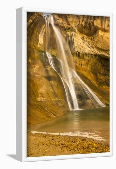 USA, Utah, Grand Staircase-Escalante National Monument. Lower Calf Creek Falls close-up.-Jaynes Gallery-Framed Photographic Print