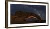 USA, Utah, Grand Staircase-Escalante National Monument. Milky Way and Sunset Arch.-Jaynes Gallery-Framed Photographic Print