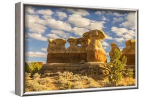 USA, Utah, Grand Staircase-Escalante National Monument. The Devil's Garden rock formation.-Jaynes Gallery-Framed Photographic Print