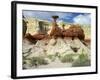 USA, Utah, Grand Staircase-Escalante Nm. Toadstool Hoodoos and Yucca-Petr Bednarik-Framed Photographic Print