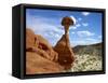 USA, Utah, Grand Staircase-Escalante Nm. Toadstool Hoodoos Formation-Petr Bednarik-Framed Stretched Canvas