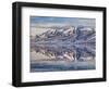 USA, Utah, Heber Valley, Winter Reflection of Mount Timpanogos in Deer Creek Reservoir at Sunrise-Ann Collins-Framed Photographic Print