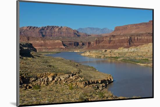 USA, Utah. Hite, Colorado River-Lake Powell, Views from Highway 95-Bernard Friel-Mounted Photographic Print