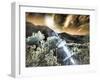 USA, Utah, Infrared of the Logan Pass area with sunrays-Terry Eggers-Framed Photographic Print