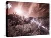 USA, Utah, Infrared of the Logan Pass area with sunrays-Terry Eggers-Stretched Canvas