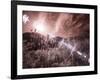 USA, Utah, Infrared of the Logan Pass area with sunrays-Terry Eggers-Framed Photographic Print